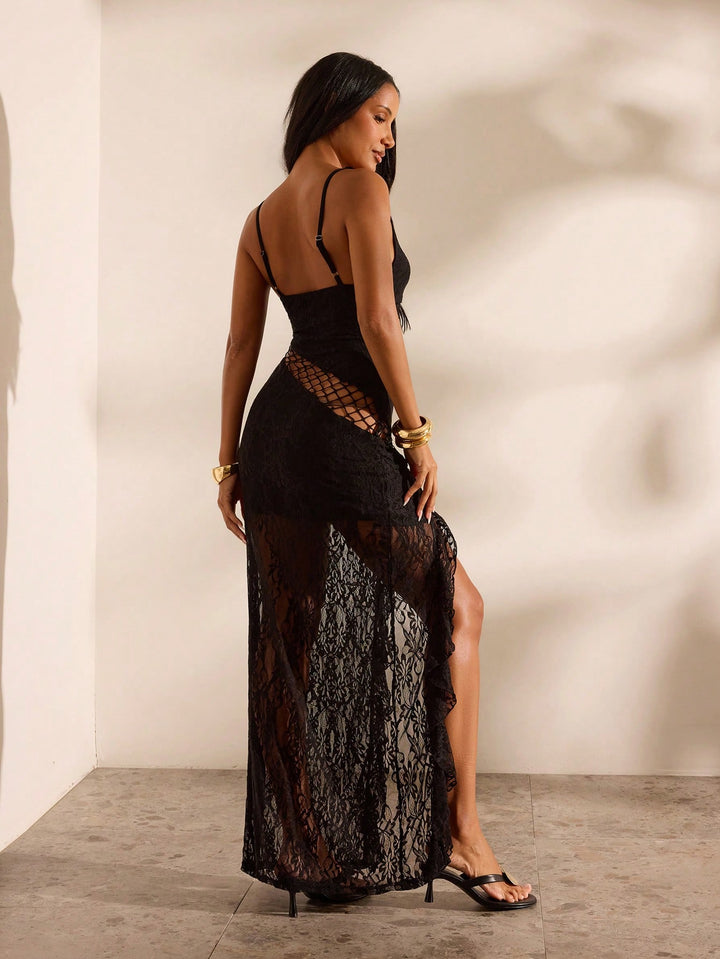 Rochie maxi SHEIN, negru