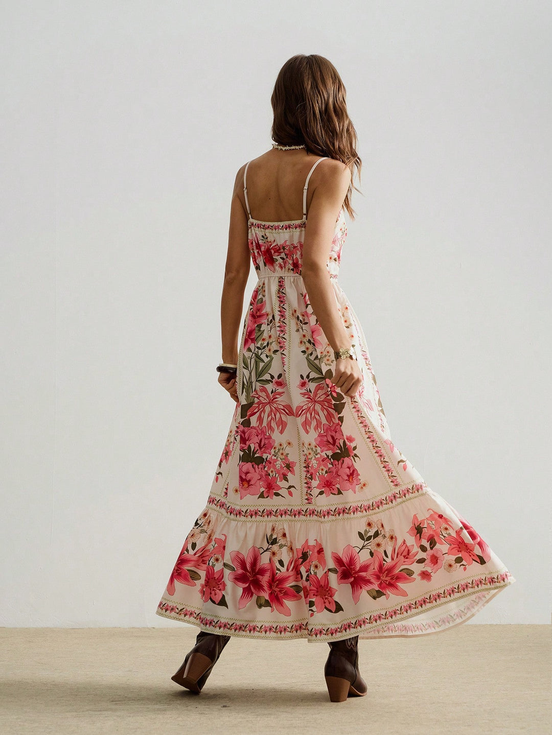 Rochie maxi SHEIN, portocaliu