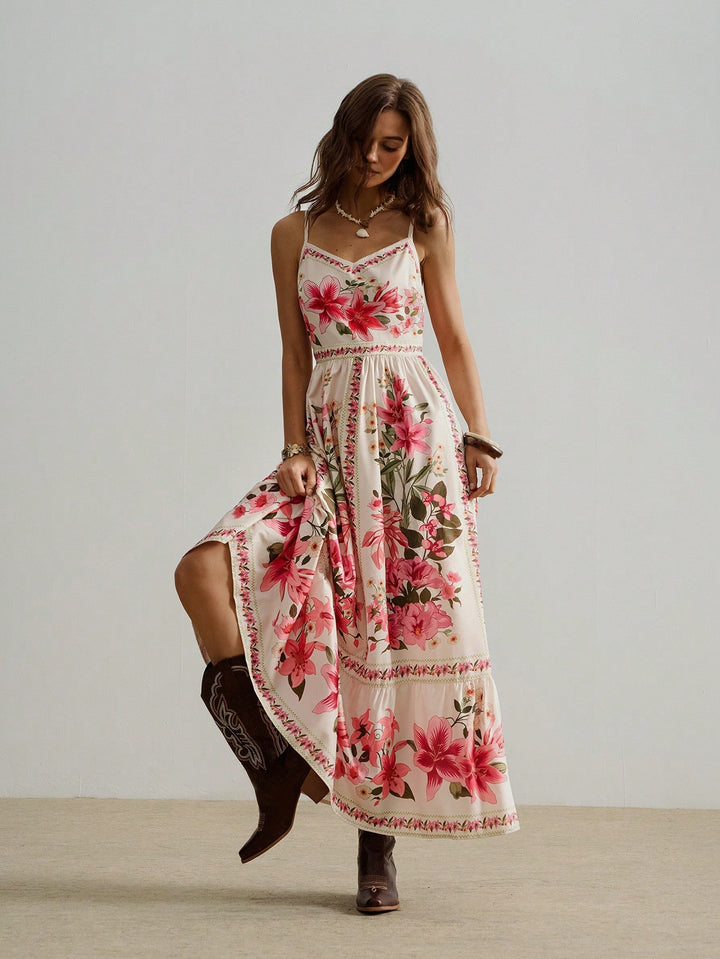 Rochie maxi SHEIN, portocaliu
