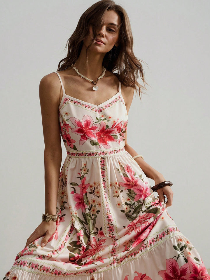 Rochie maxi SHEIN, portocaliu