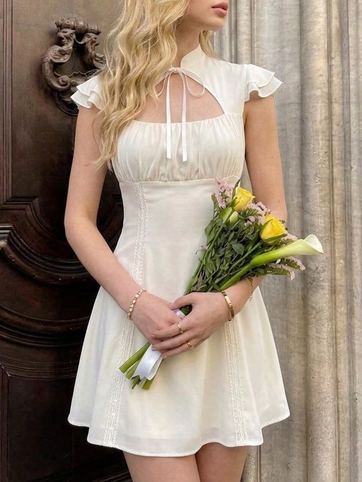 Rochie scurtă SHEIN, bej