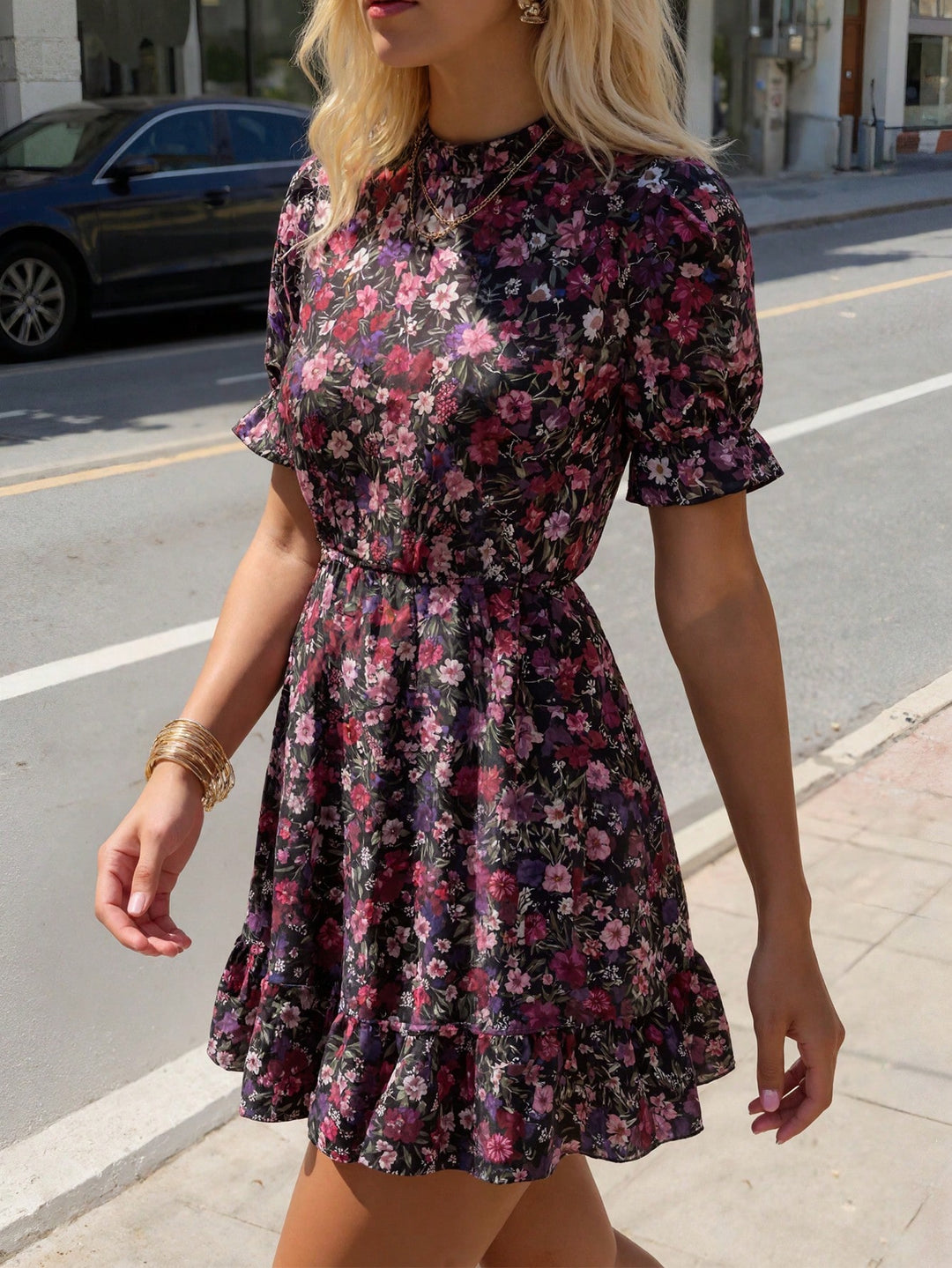 Rochie scurtă SHEIN, mix culori