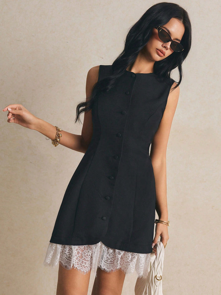 Rochie scurtă SHEIN, negru