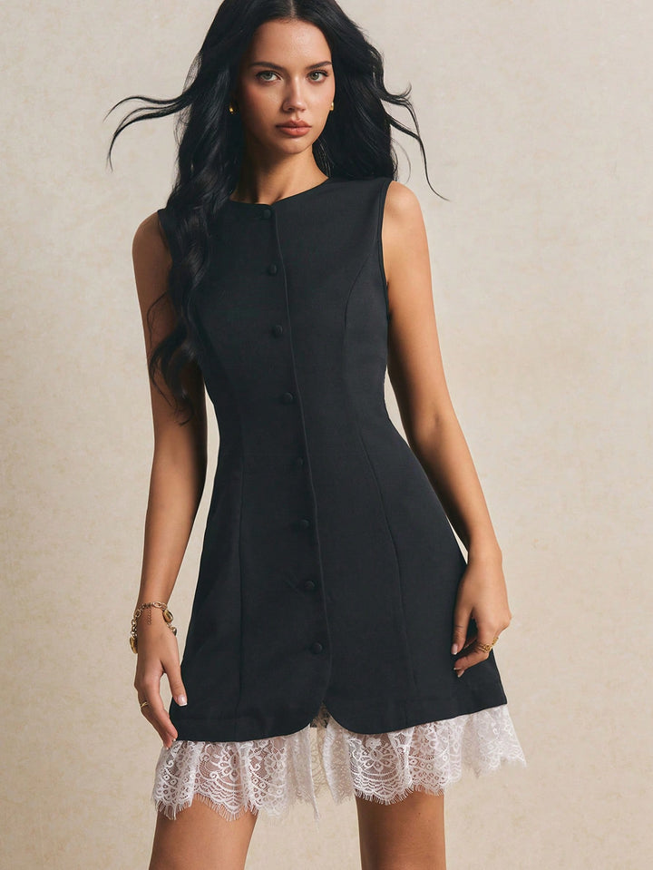 Rochie scurtă SHEIN, negru