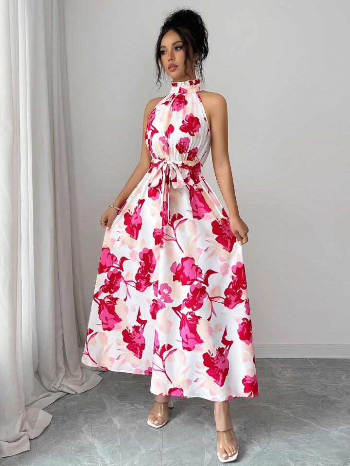 Rochie maxi SHEIN, roz