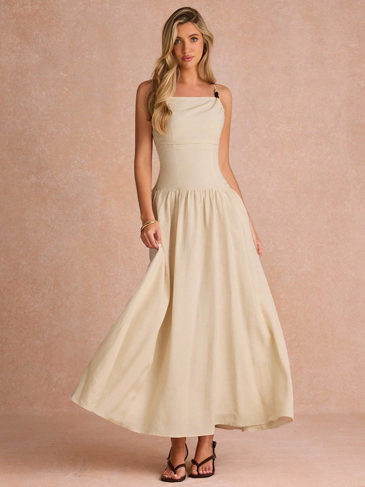 Rochie maxi SHEIN, portocaliu
