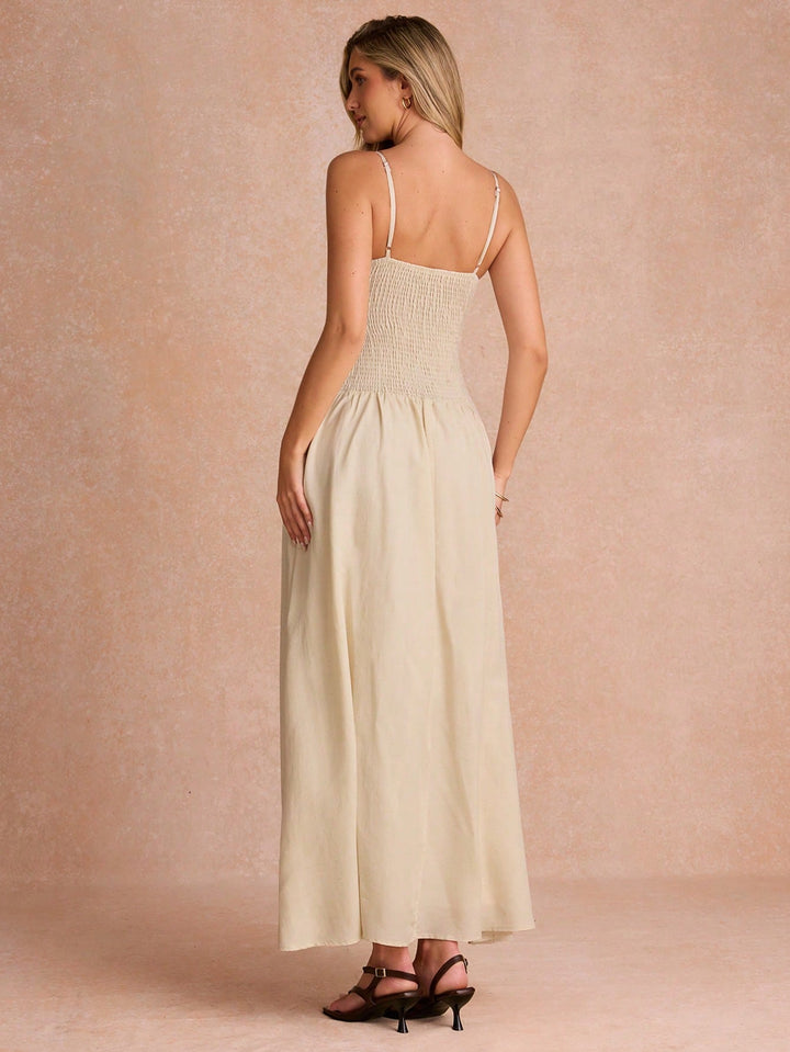 Rochie maxi SHEIN, portocaliu