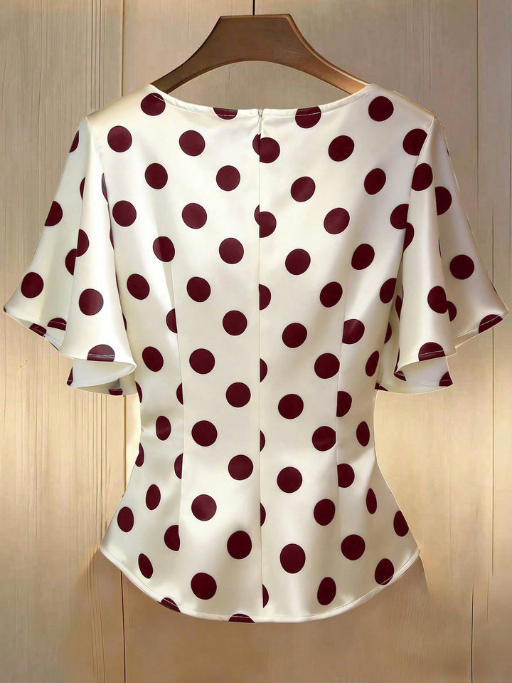 Bluza elegantă SHEIN, roșu