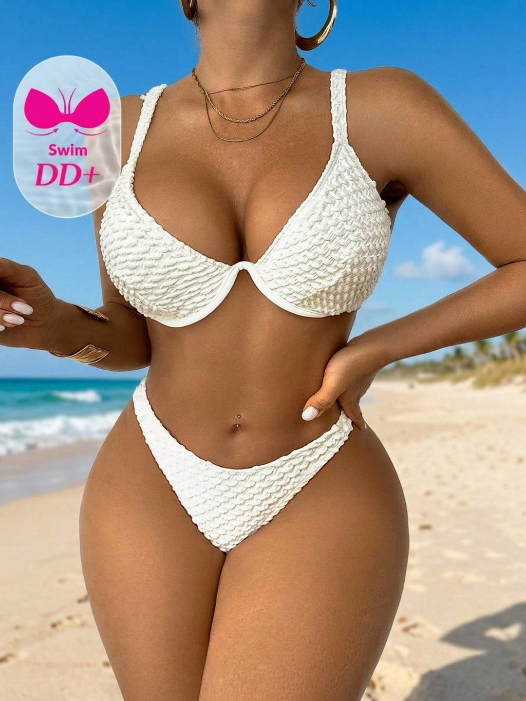 Set bikini SHEIN, bej