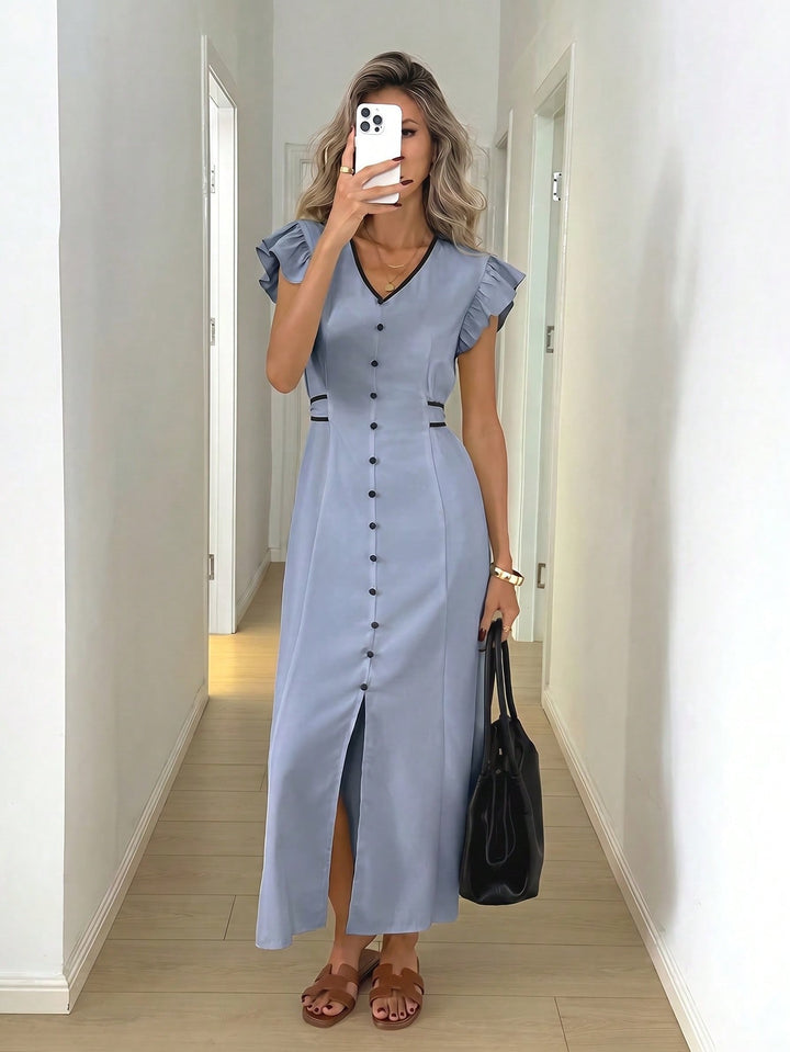 Rochie maxi SHEIN, albastru