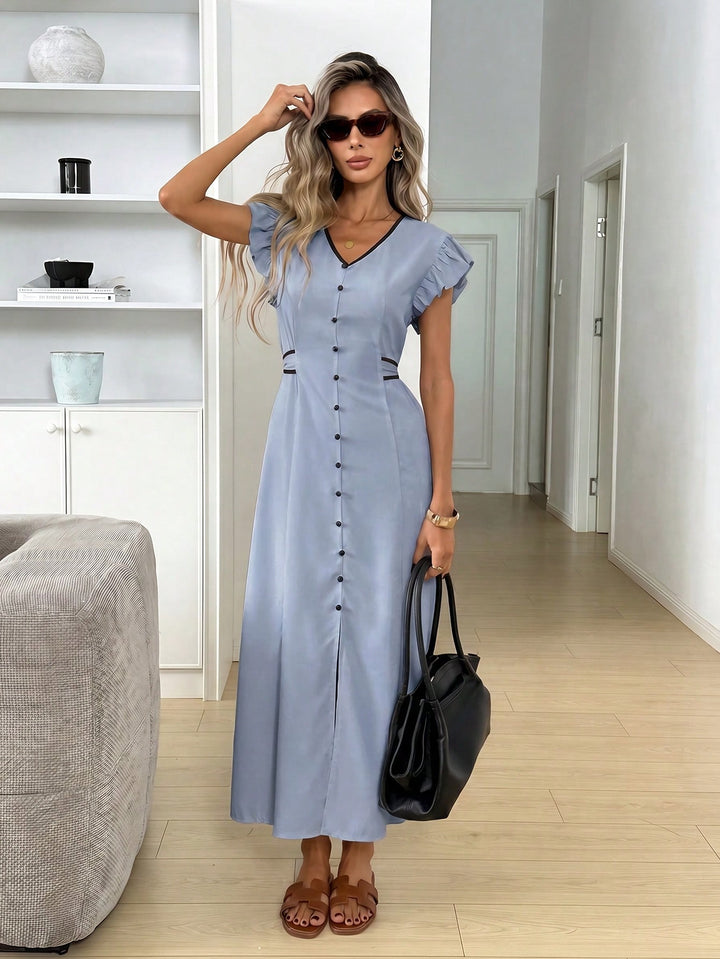 Rochie maxi SHEIN, albastru