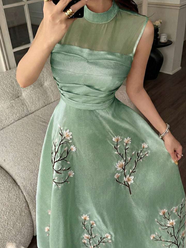 Rochie maxi SHEIN, verde