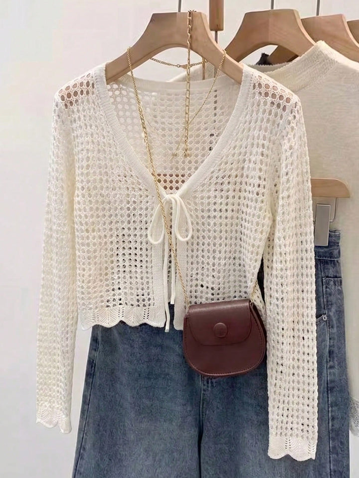 Cardigan SHEIN, alb
