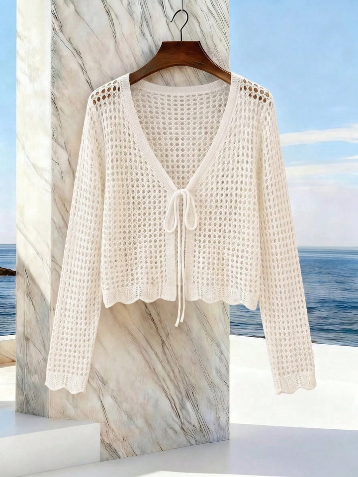 Cardigan SHEIN, alb