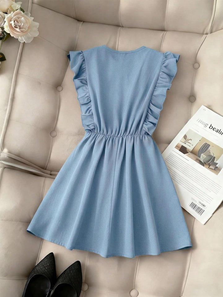 Rochie scurtă SHEIN, albastru