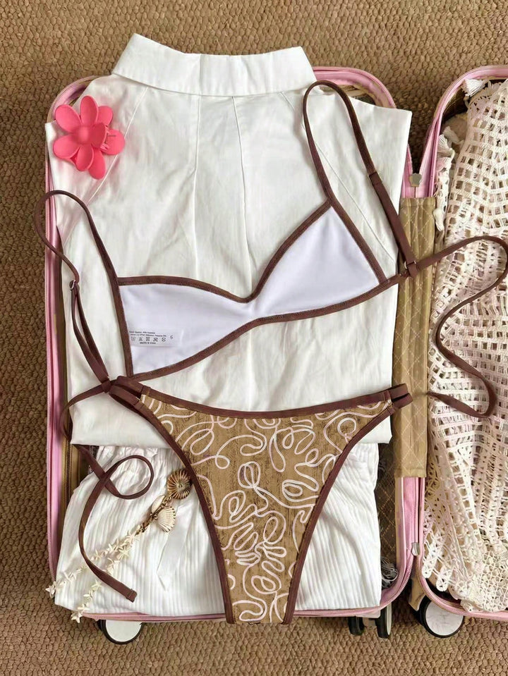 Set bikini SHEIN, maro