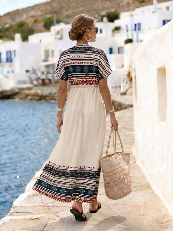 Rochie maxi SHEIN, mix culori
