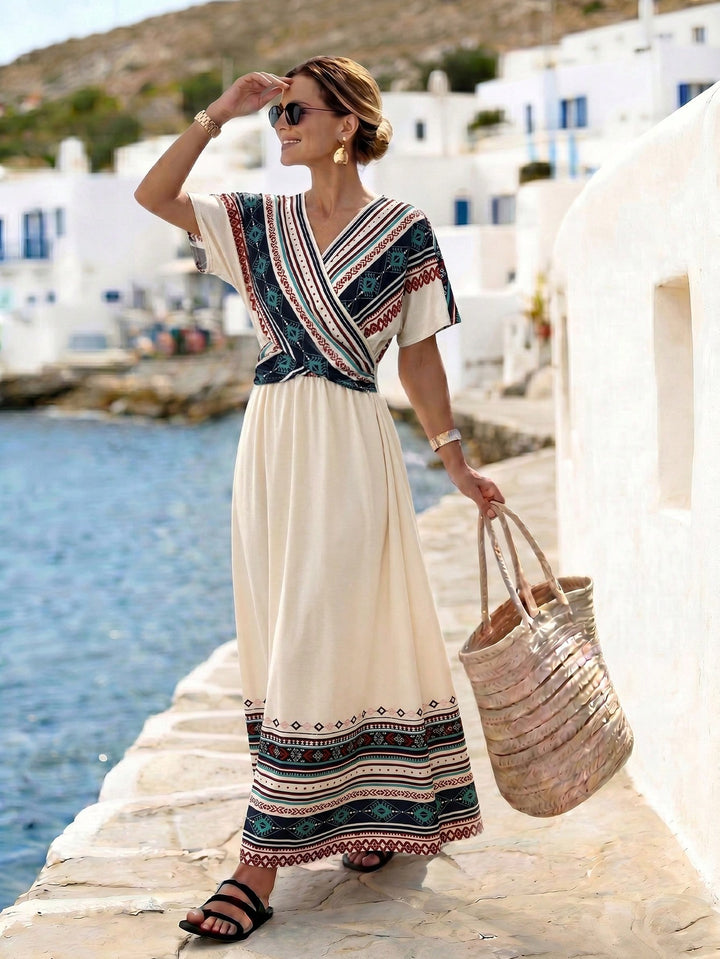 Rochie maxi SHEIN, mix culori