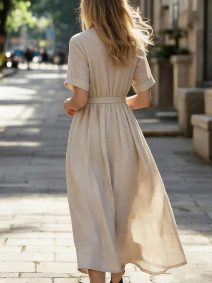 Rochie midi SHEIN, kaki