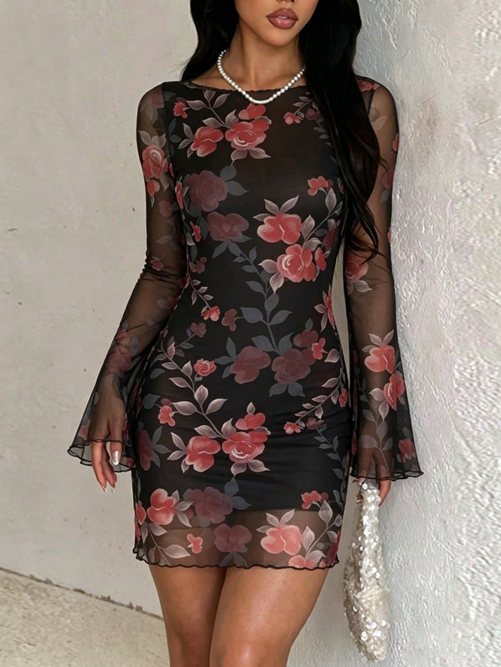 Rochie scurtă SHEIN, negru