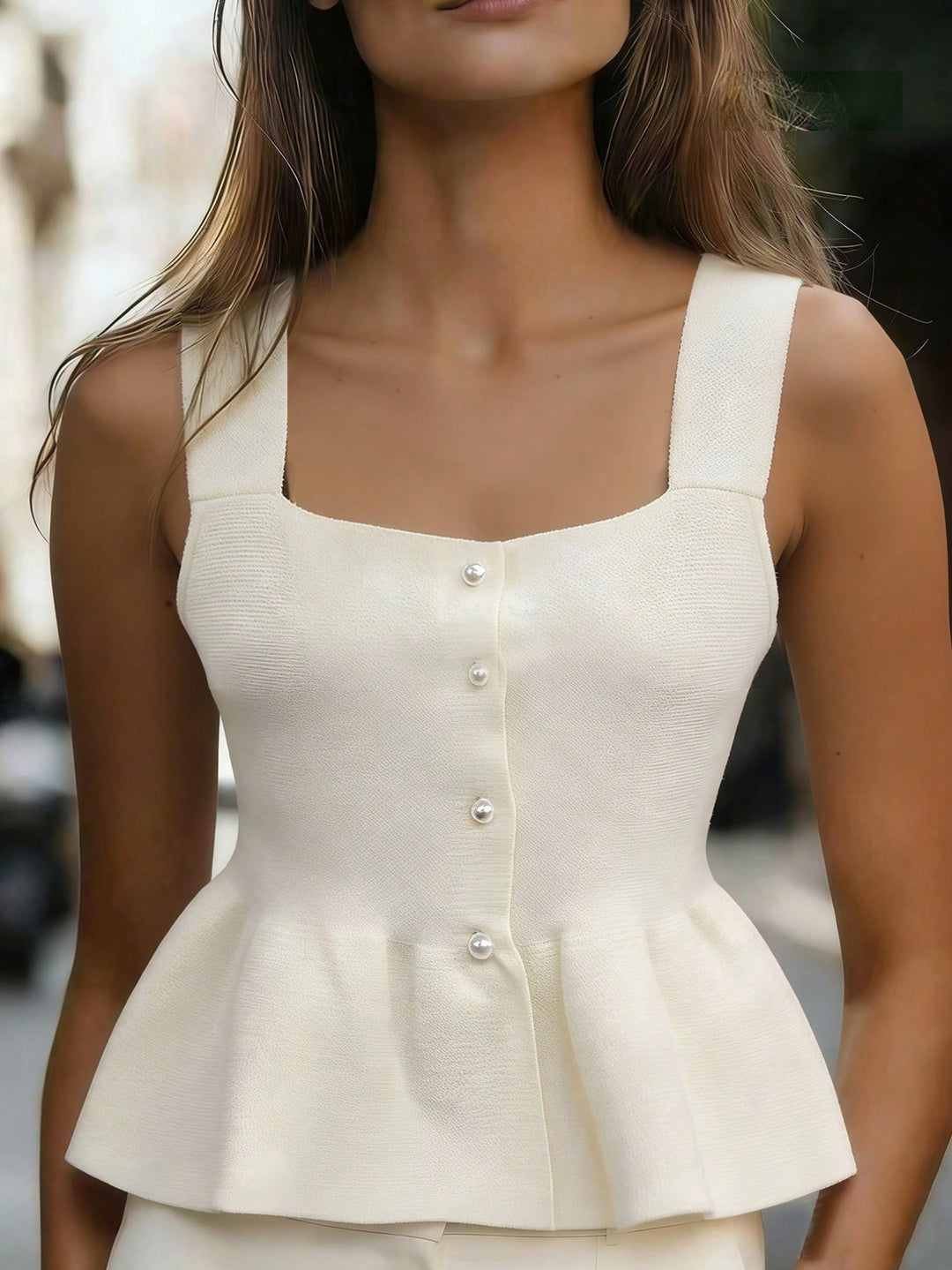 Bluza tricotată SHEIN, portocaliu