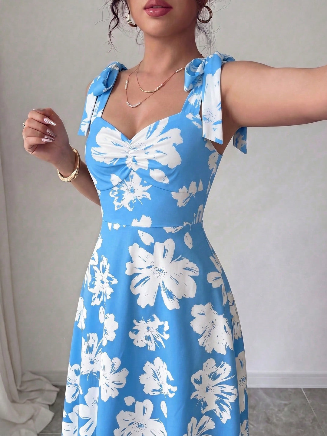 Rochie midi SHEIN, mix culori
