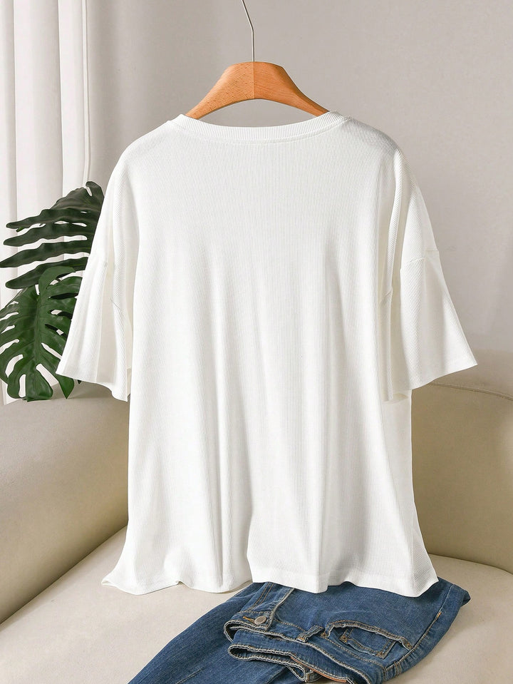 Tricou SHEIN, bej
