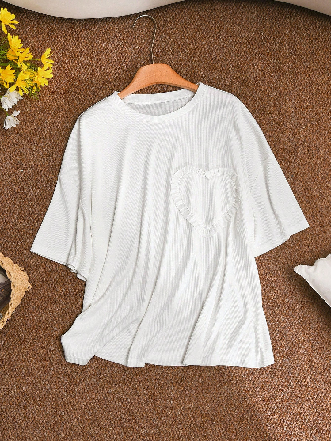 Tricou SHEIN, bej