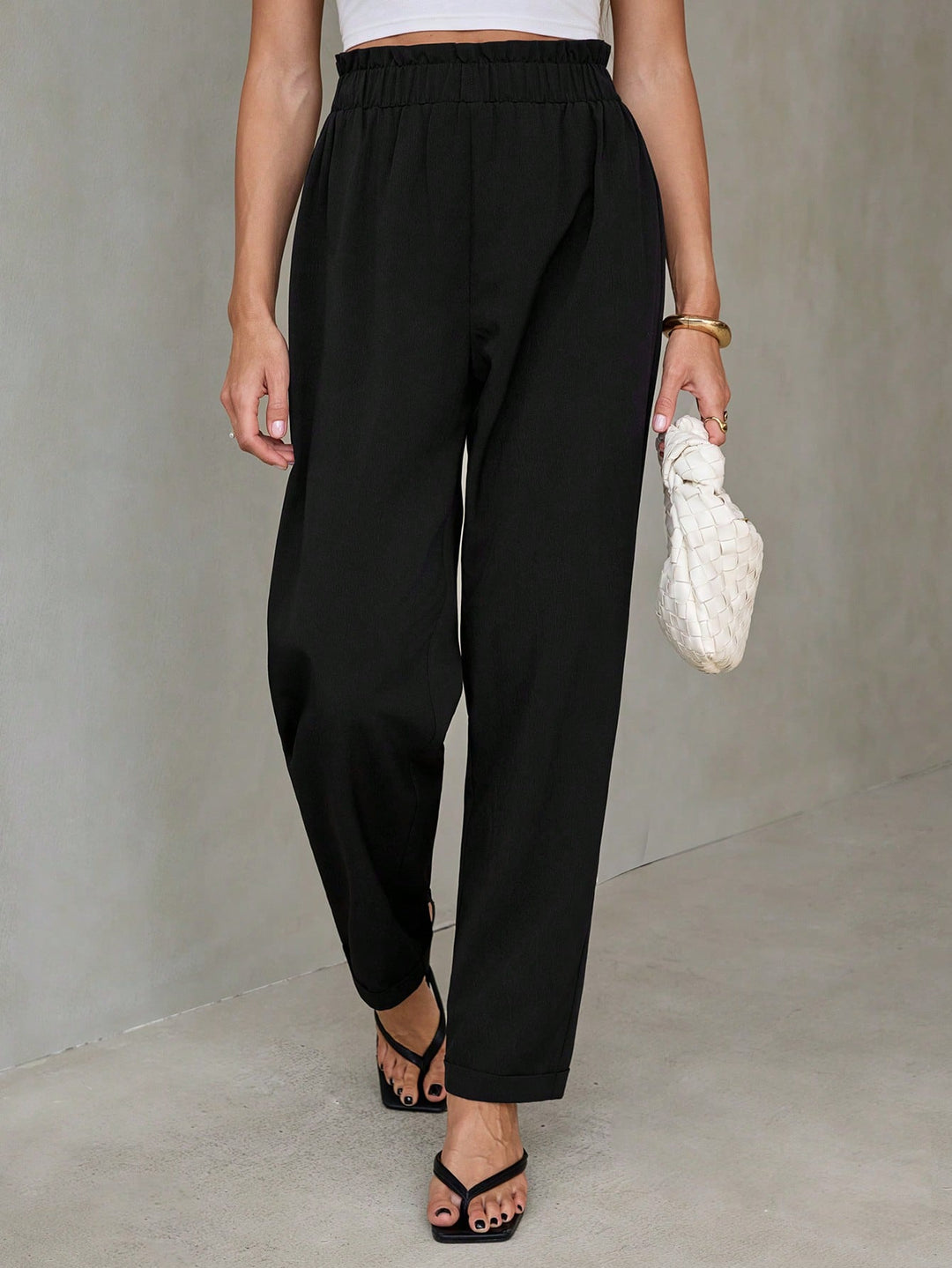 Pantaloni SHEIN, negru