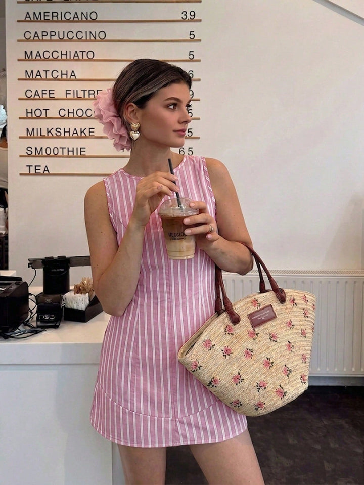 SHEIN rózsaszín miniruha