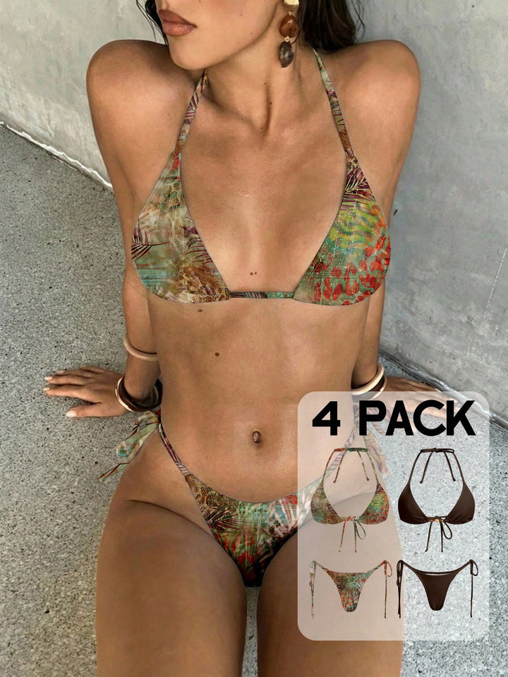 Set bikini SHEIN, mix culori
