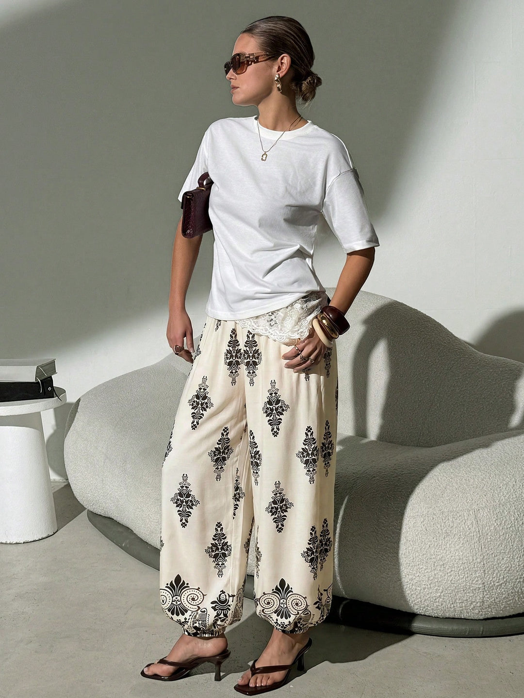 Pantaloni SHEIN, negru