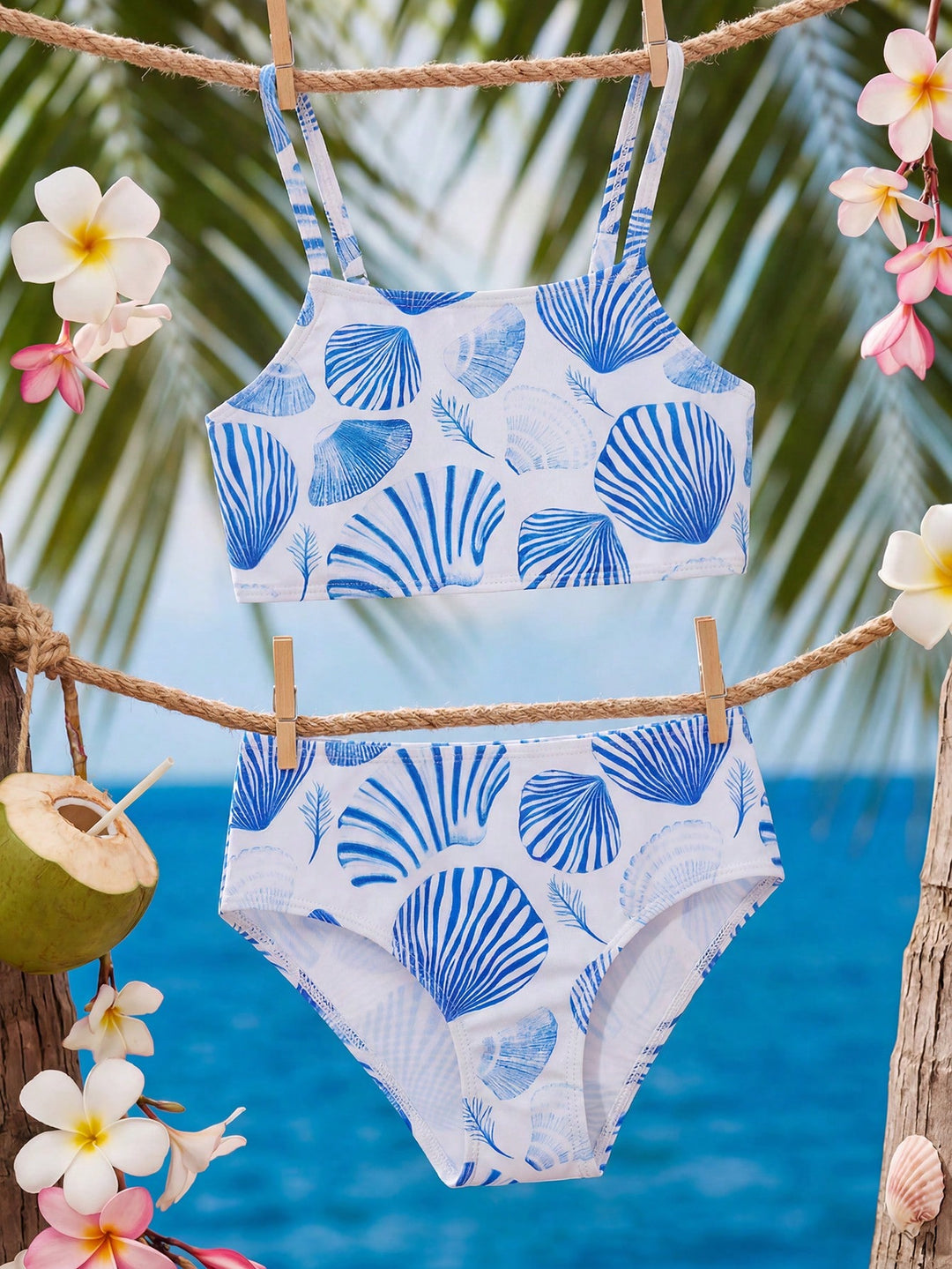 Set bikini SHEIN, mix culori