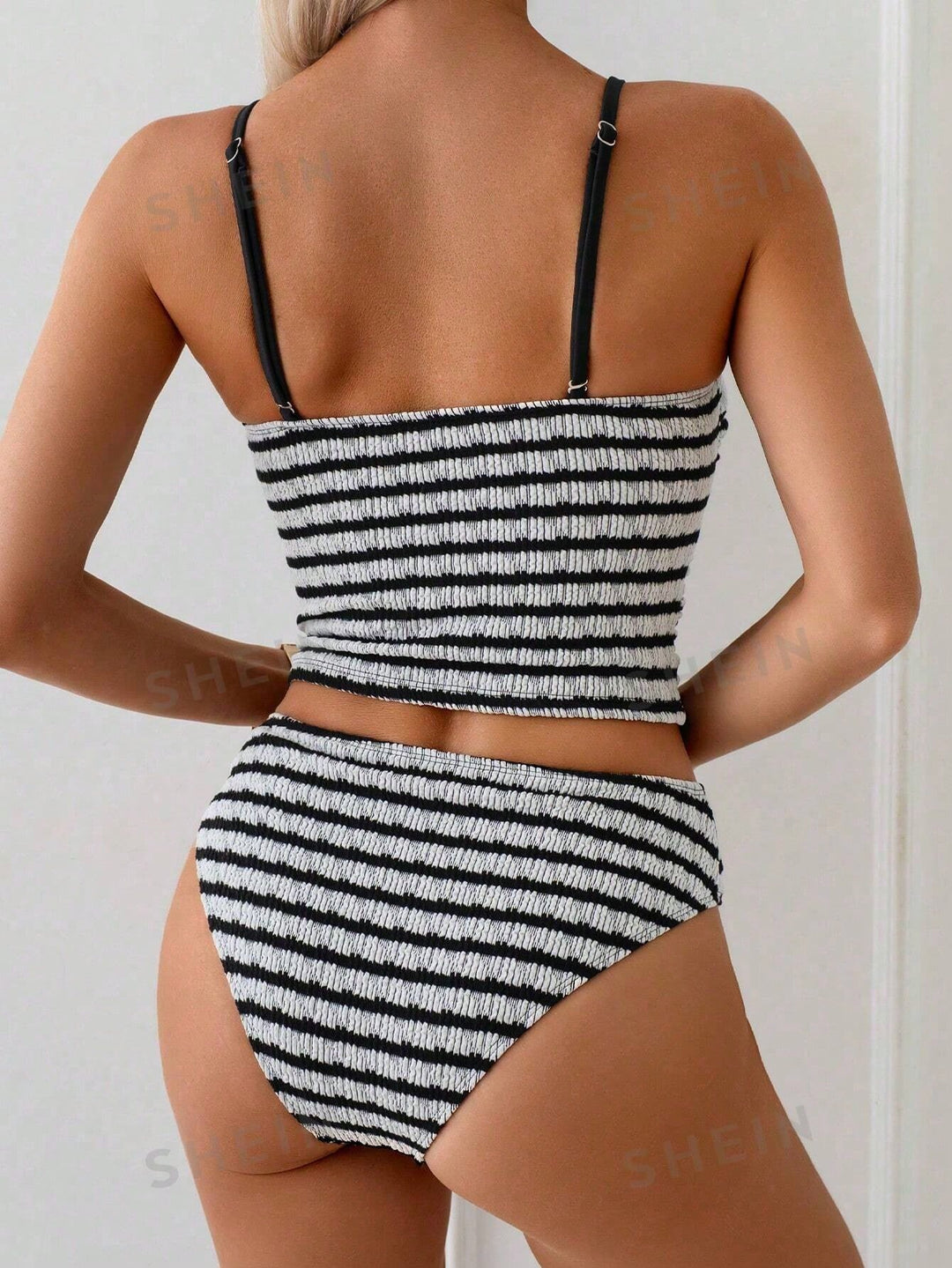 Costum de baie SHEIN, negru
