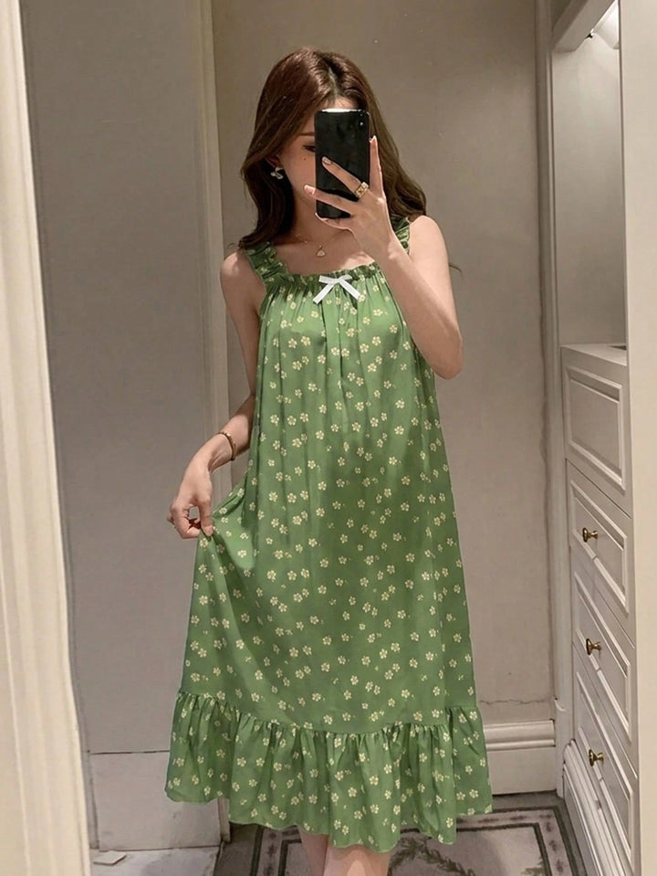 Rochie de noapte SHEIN, verde