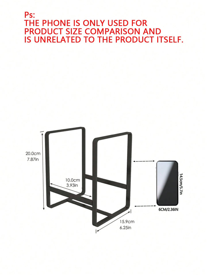 Suport pentru uscat vase SHEIN, negru