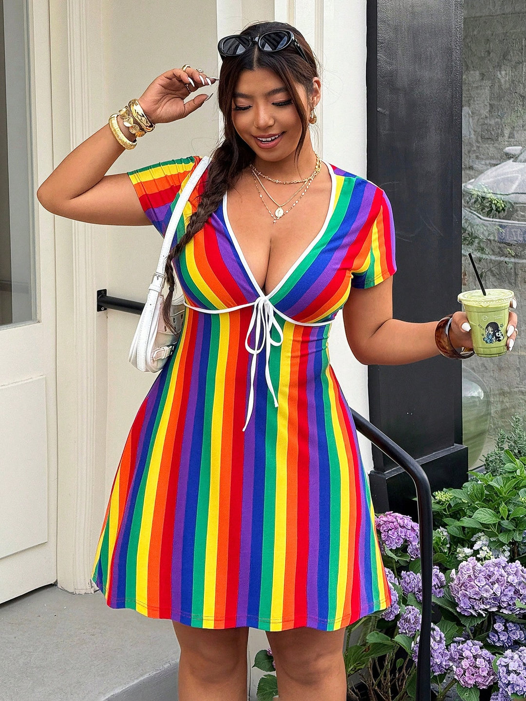 Rochie SHEIN, mix culori
