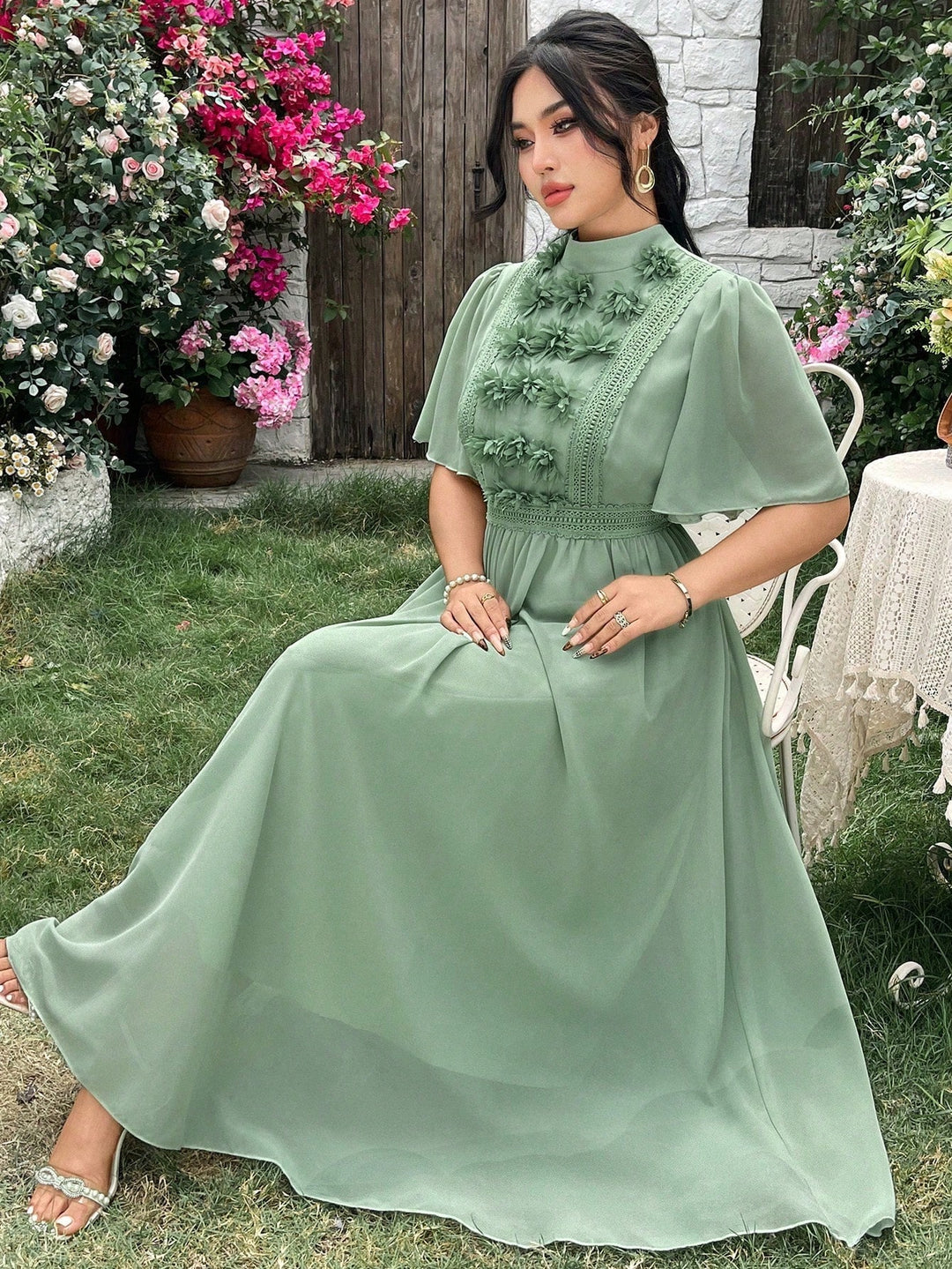 Rochie SHEIN, verde