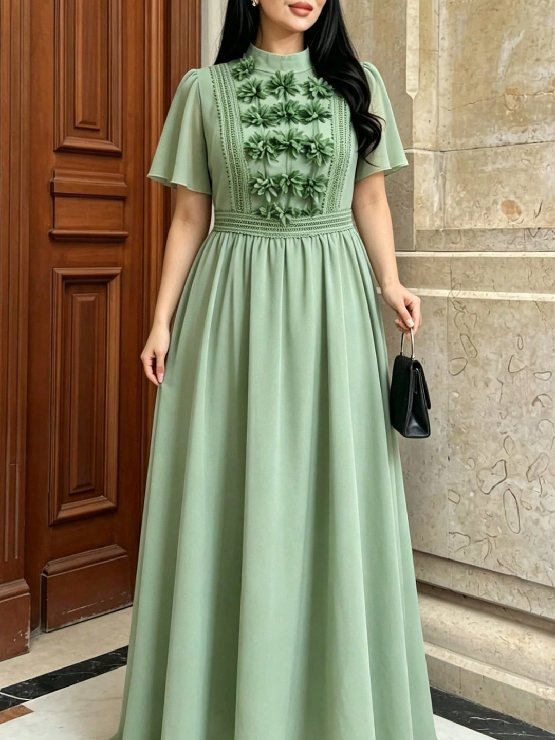 Rochie SHEIN, verde