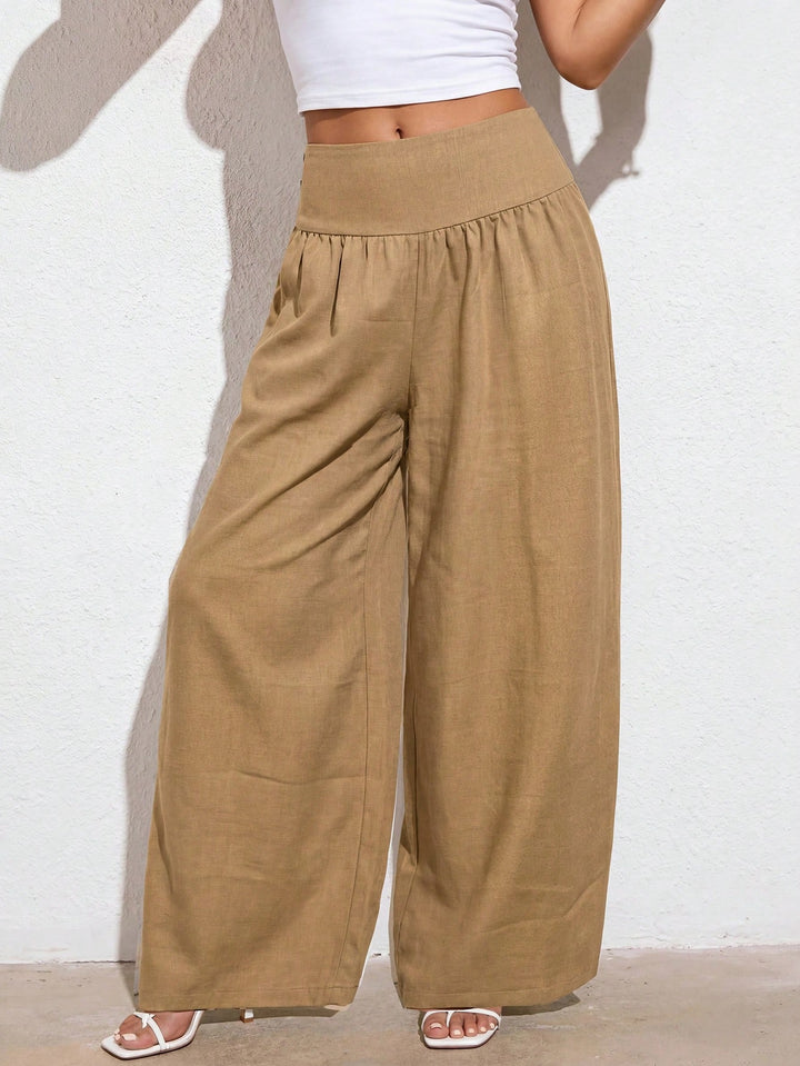 Pantaloni SHEIN, maro
