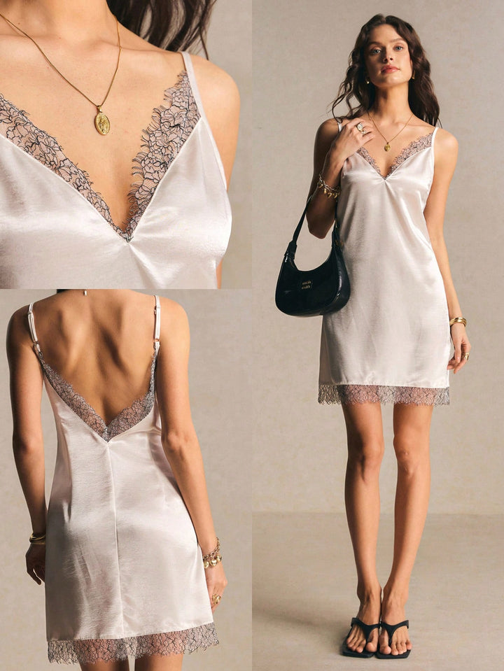 Rochie mini SHEIN, alb