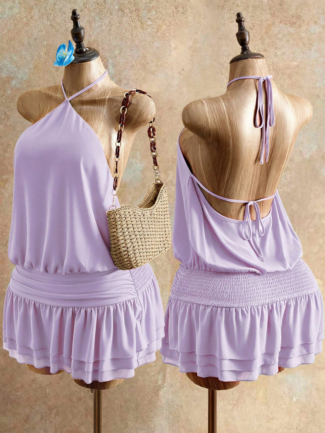 Rochie scurtă SHEIN, mov
