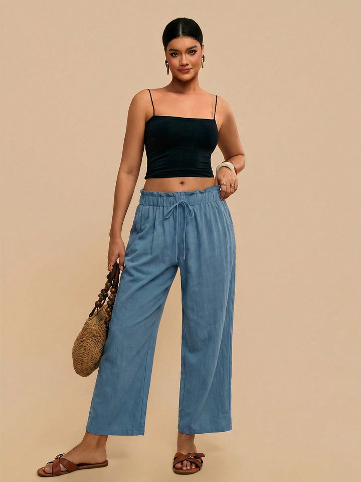 Pantaloni SHEIN, albastru