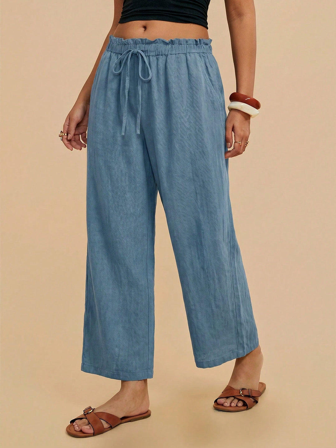 Pantaloni SHEIN, albastru