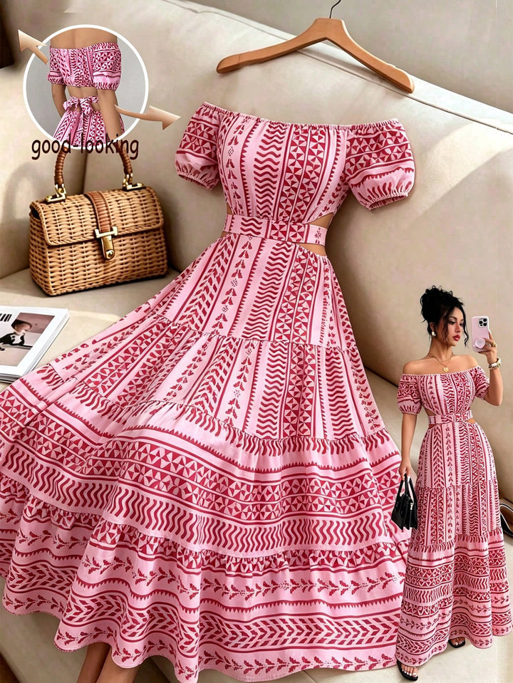 Rochie maxi SHEIN, mix culori