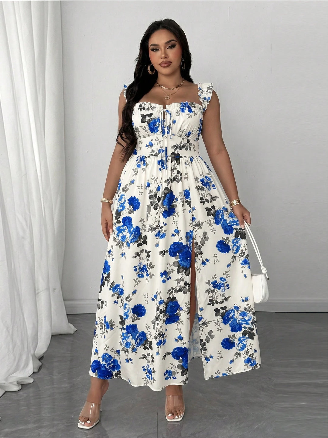 Rochie maxi SHEIN, mix culori