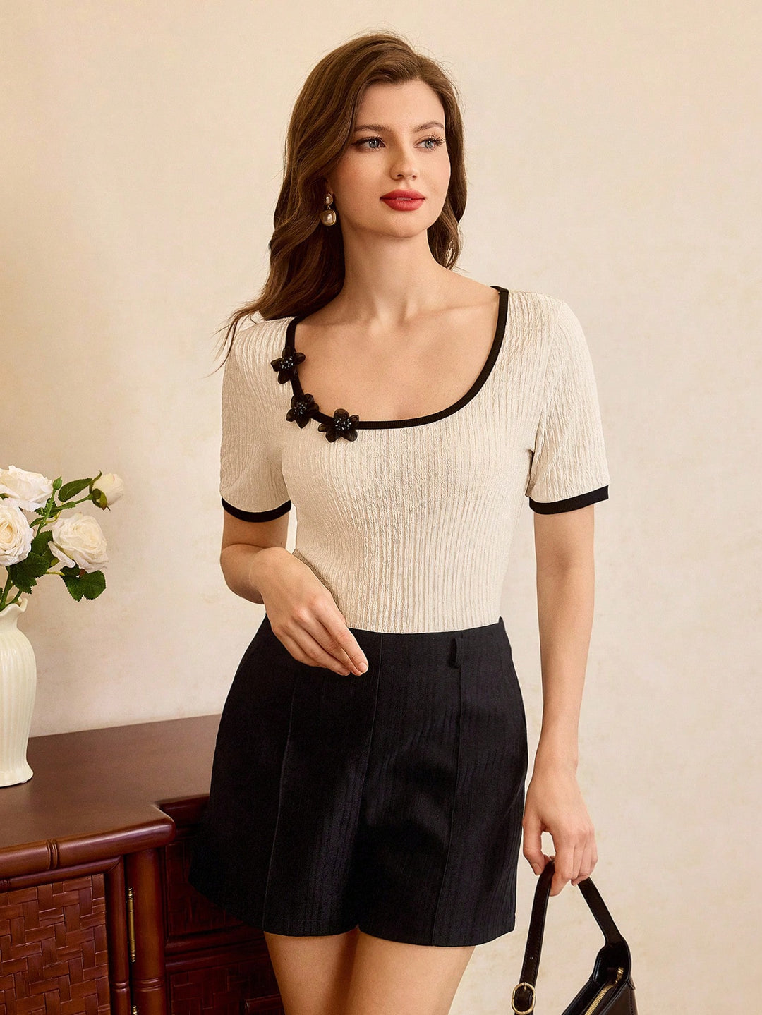 Tricou SHEIN, portocaliu