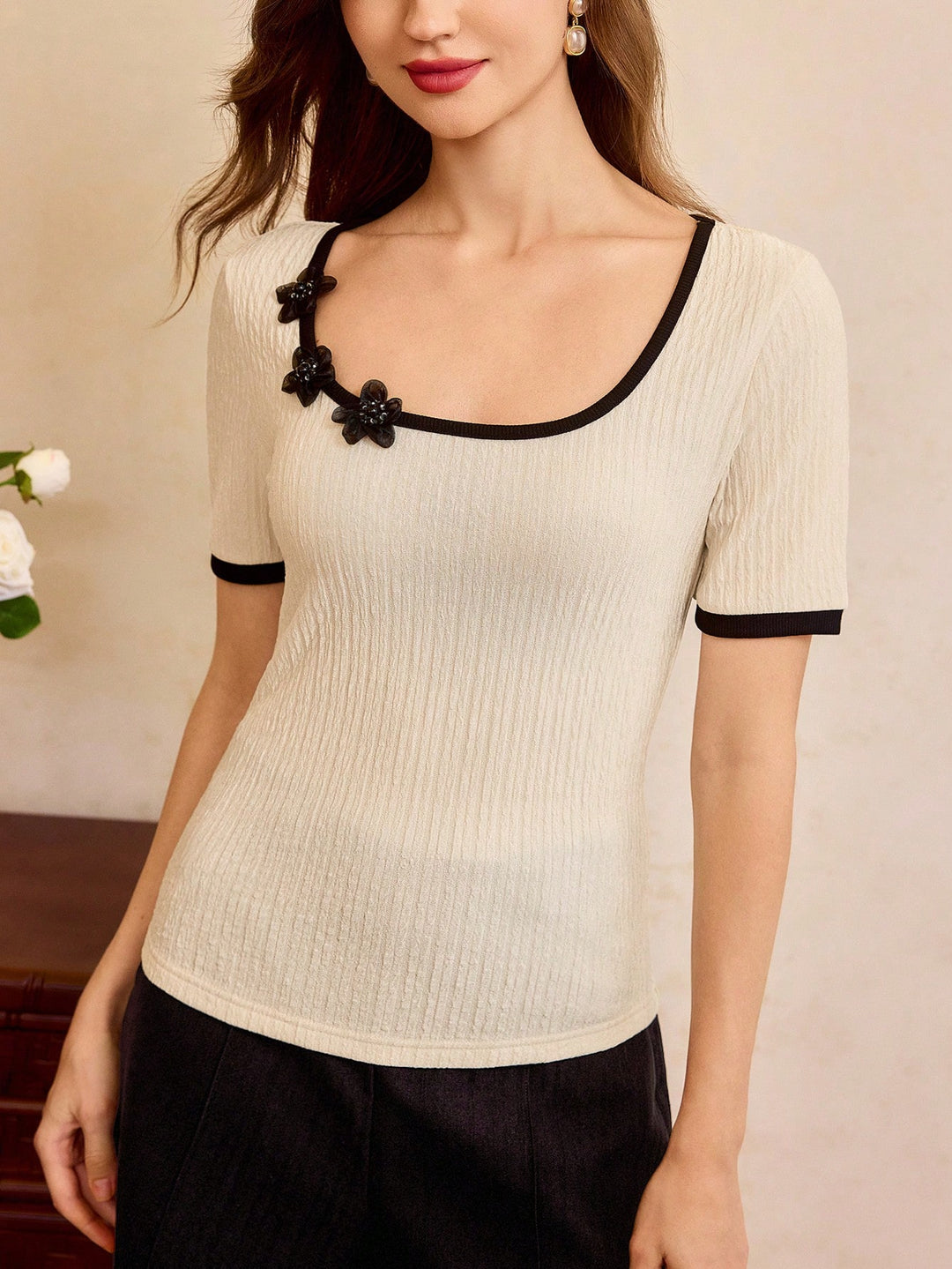 Tricou SHEIN, portocaliu