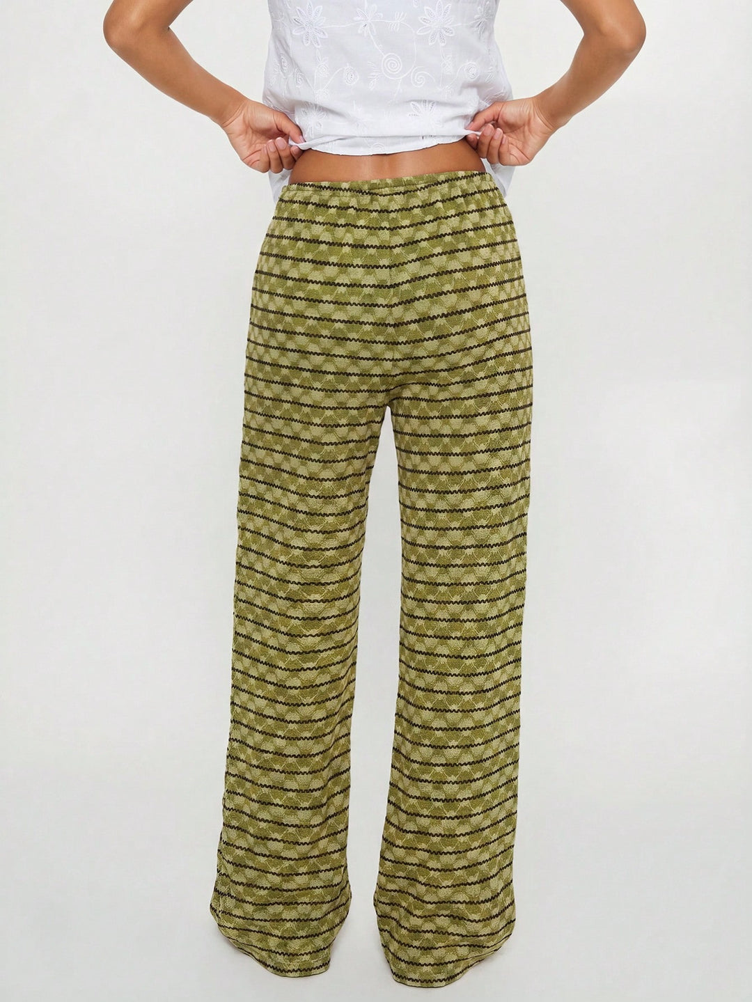 Pantaloni SHEIN, verde