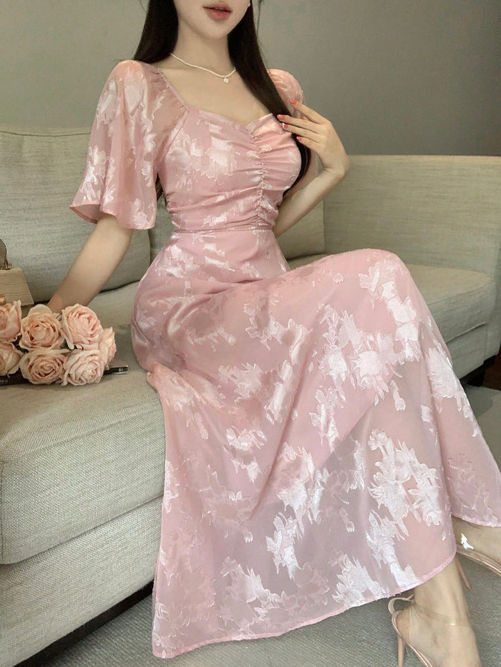 Rochie maxi SHEIN, roz